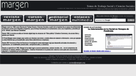 What Margen.org website looked like in 2021 (4 years ago)