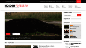 What Moscow-forest.ru website looked like in 2021 (2 years ago)