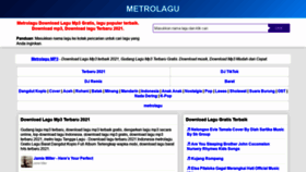 What Metrolagu123.cc website looked like in 2021 (2 years ago)