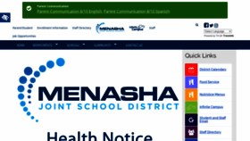 What Mjsd.k12.wi.us website looked like in 2021 (2 years ago)