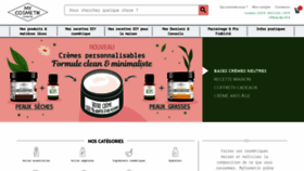 What Mycosmetik.fr website looked like in 2021 (2 years ago)