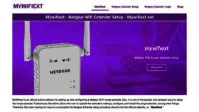 What Mywifiextendernet.net website looked like in 2021 (2 years ago)