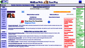 What Mideastweb.org website looked like in 2021 (2 years ago)