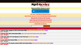 What Mp4moviez.is website looked like in 2021 (2 years ago)