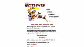 What Mythweb.com website looked like in 2021 (2 years ago)