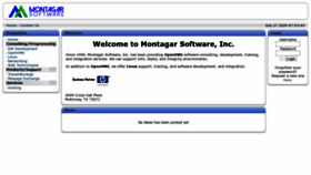 What Montagar.com website looked like in 2021 (2 years ago)