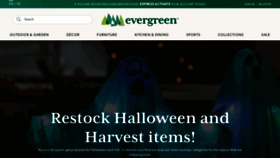 What Myevergreenonline.com website looked like in 2021 (2 years ago)