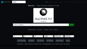 What M4ufree.to website looked like in 2021 (2 years ago)