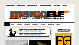 What Marcoele.com website looked like in 2021 (2 years ago)