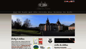 What Modave-castle.be website looked like in 2021 (2 years ago)