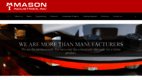 What Mason-ind.com website looked like in 2021 (2 years ago)
