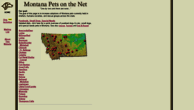 What Montanapets.org website looked like in 2021 (2 years ago)