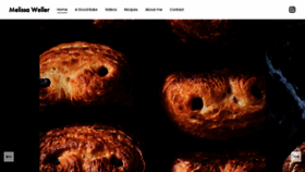 What Melissaweller.net website looked like in 2021 (4 years ago)