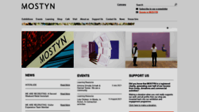 What Mostyn.org website looked like in 2021 (3 years ago)