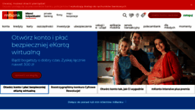 What Mbank.pl website looked like in 2021 (2 years ago)