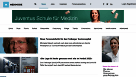 What Medinside.ch website looked like in 2021 (2 years ago)