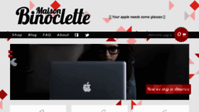 What Maisonbinoclette.com website looked like in 2011 (12 years ago)