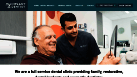 What Myimplantdentist.com.au website looked like in 2021 (2 years ago)