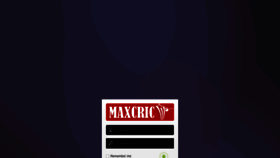 What Maxcric.bet website looked like in 2021 (2 years ago)