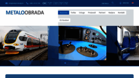 What Metaloobrada.hr website looked like in 2021 (3 years ago)