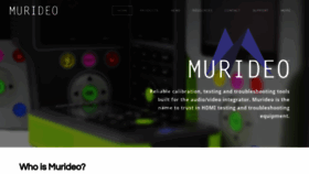 What Murideo.com website looked like in 2021 (2 years ago)