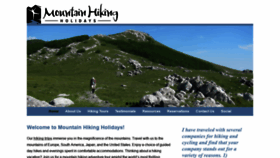 What Mountainhikingholidays.com website looked like in 2021 (2 years ago)