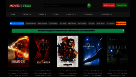 What Moviesverse.co website looked like in 2021 (2 years ago)