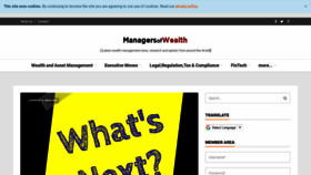 What Managersofwealth.com website looked like in 2021 (2 years ago)