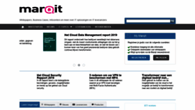 What Marqit.nl website looked like in 2021 (2 years ago)