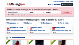 What Mamassages.com website looked like in 2021 (2 years ago)