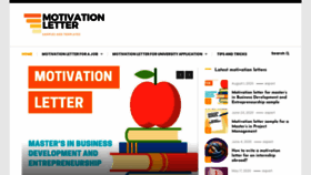 What Motivation-letter.com website looked like in 2021 (2 years ago)