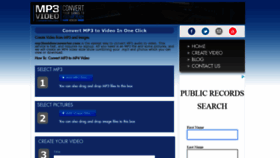 What Mp3tovideoconverter.com website looked like in 2021 (2 years ago)