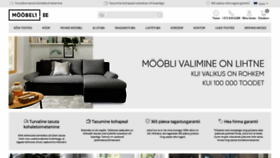 What Moobel1.ee website looked like in 2021 (2 years ago)