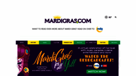 What Mardigras.com website looked like in 2021 (2 years ago)