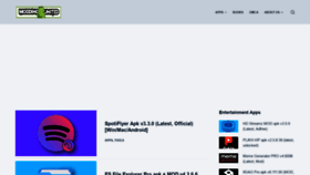 What Moddingunited.xyz website looked like in 2021 (2 years ago)