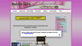 What Maestrasabry.it website looked like in 2021 (2 years ago)