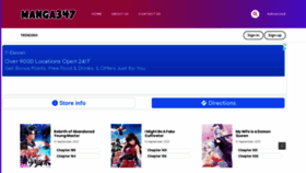 What Manga347.com website looked like in 2021 (2 years ago)
