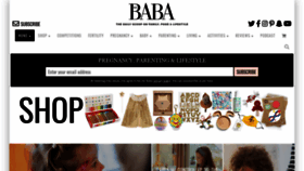 What Mybaba.com website looked like in 2021 (2 years ago)