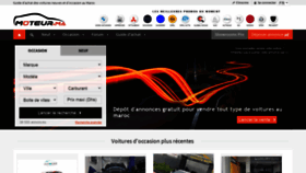 What Moteur.ma website looked like in 2021 (2 years ago)