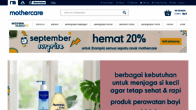 What Mothercare.co.id website looked like in 2021 (2 years ago)
