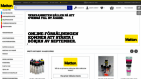 What Mattonbutiken.se website looked like in 2021 (2 years ago)
