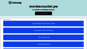 What Moviescounter.pw website looked like in 2021 (2 years ago)