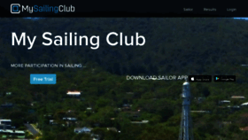 What Mysailingclub.com.au website looked like in 2021 (2 years ago)