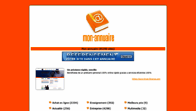What Mon-annuaire.com website looked like in 2021 (2 years ago)