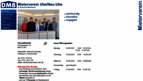 What Mieterverein-ulm.de website looked like in 2021 (2 years ago)