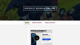 What Mashle.net website looked like in 2021 (4 years ago)