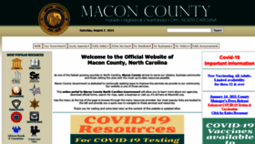 What Maconnc.org website looked like in 2021 (2 years ago)