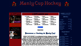 What Manlycuphockey.com website looked like in 2021 (2 years ago)