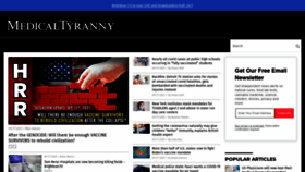 What Medicaltyranny.com website looked like in 2021 (2 years ago)
