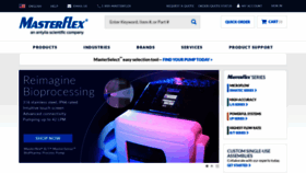 What Masterflex.com website looked like in 2021 (2 years ago)